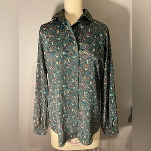 Printed vintage blouse